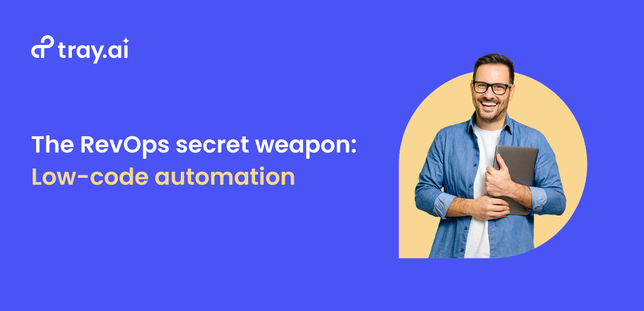 Tray.ai The RevOps secret weapon Low-code automation image for social