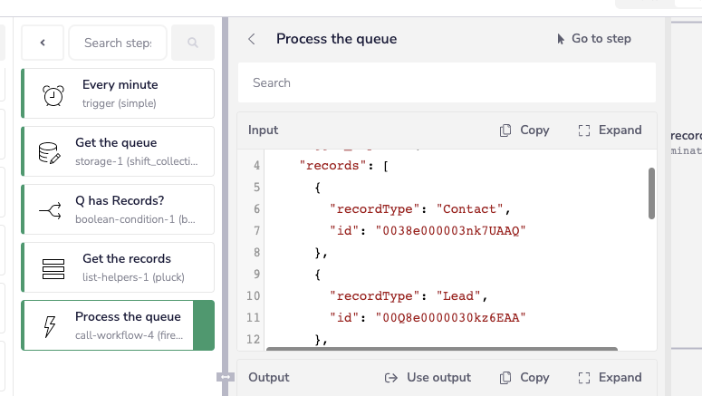 Process queue log - Iterable SFDC Sync