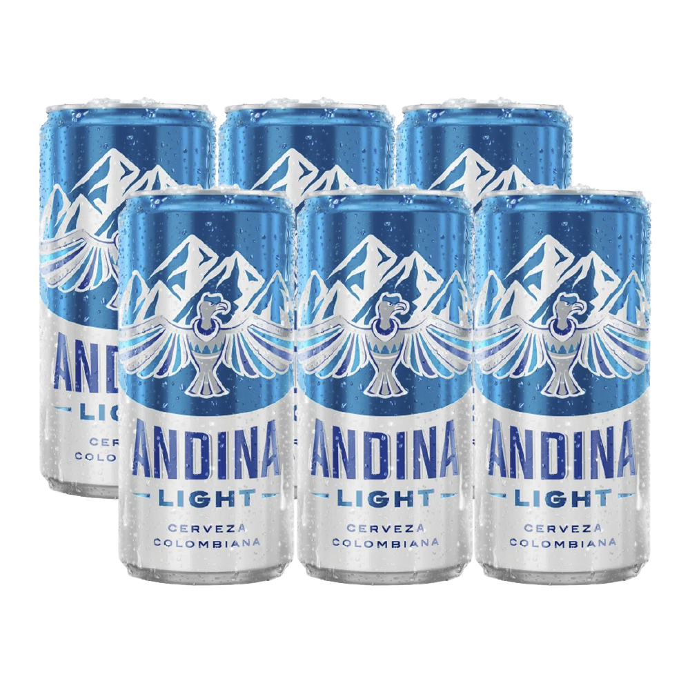 1000717 - Cerveza Andina Light lata 473 ml x 6 und