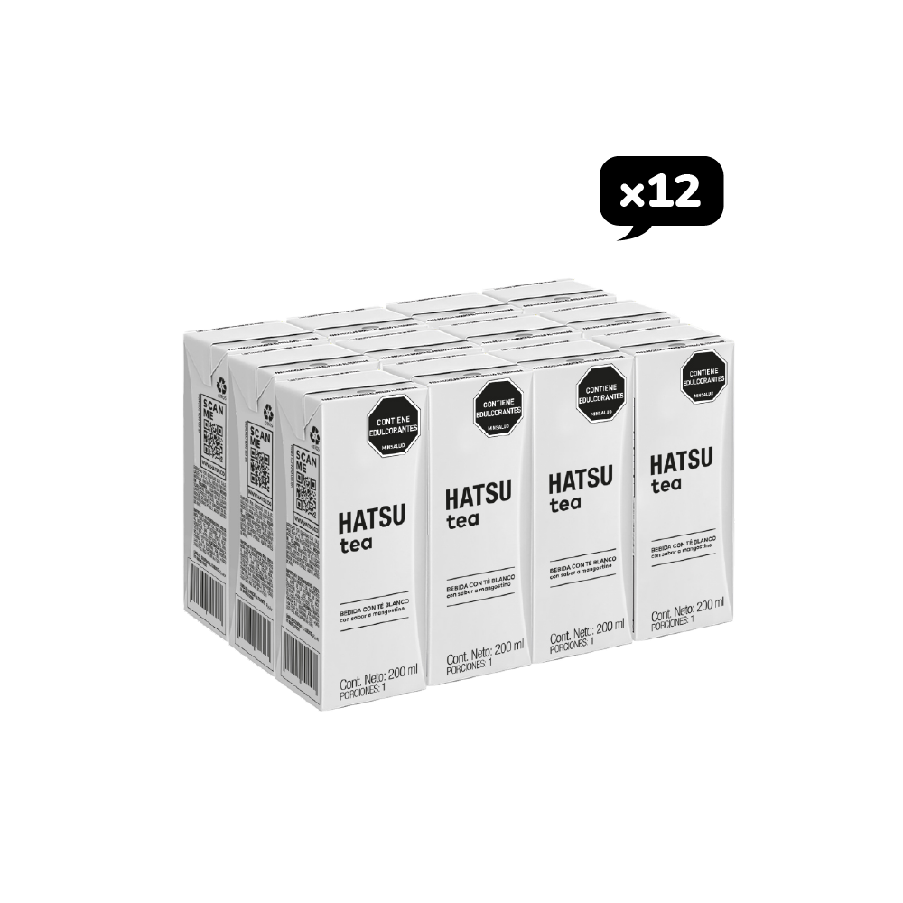 1000018 - Té Hatsu Blanco tetrapack 200 ml x 12 und