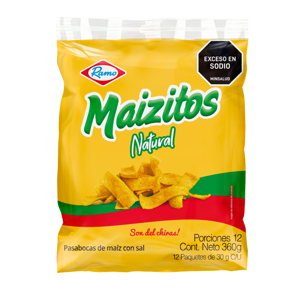 1000856 - Maizitos Natural Ramo 30 gr x 12 und