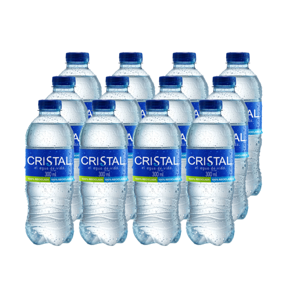 1000164 - Agua Cristal Minions pet 300 ml x 12 und