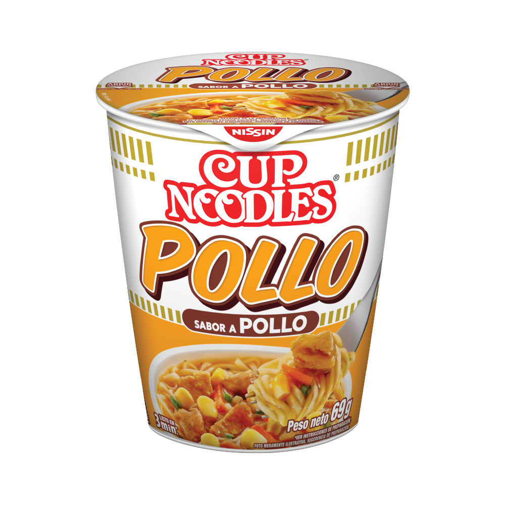 1000540 - Sopa Instantánea Cup Noodles Sabor Pollo 69 gr x 1 und