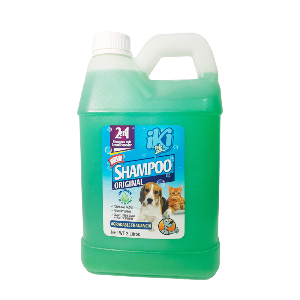 1000593 - Shampoo Iki Pets 2 en 1 Perros y Gatos 2000 ml x 1 und