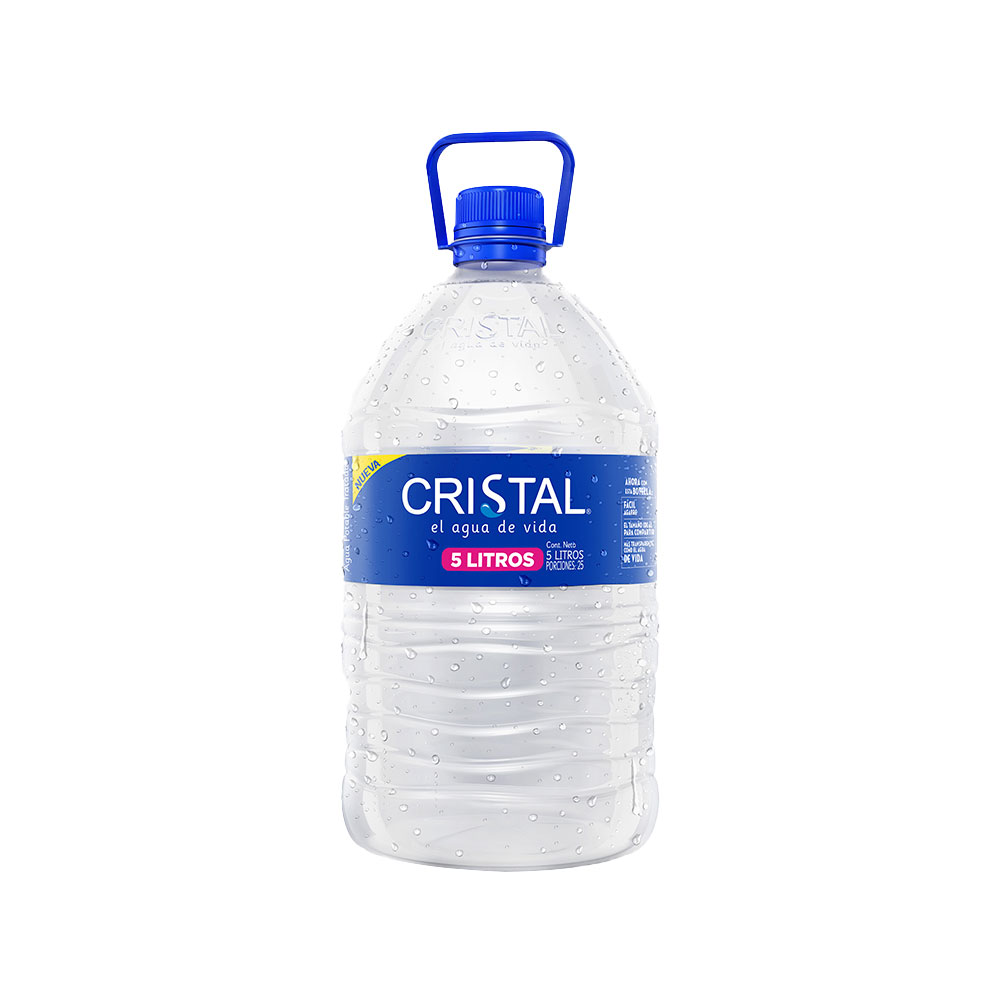 Agua Cristal Garrafa 5 lt x 1 und