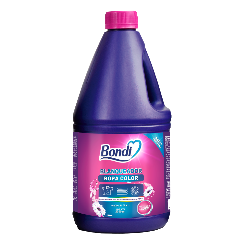 1000755 - Blanqueador Bondi Ropa Color 2000 ml x 1 und