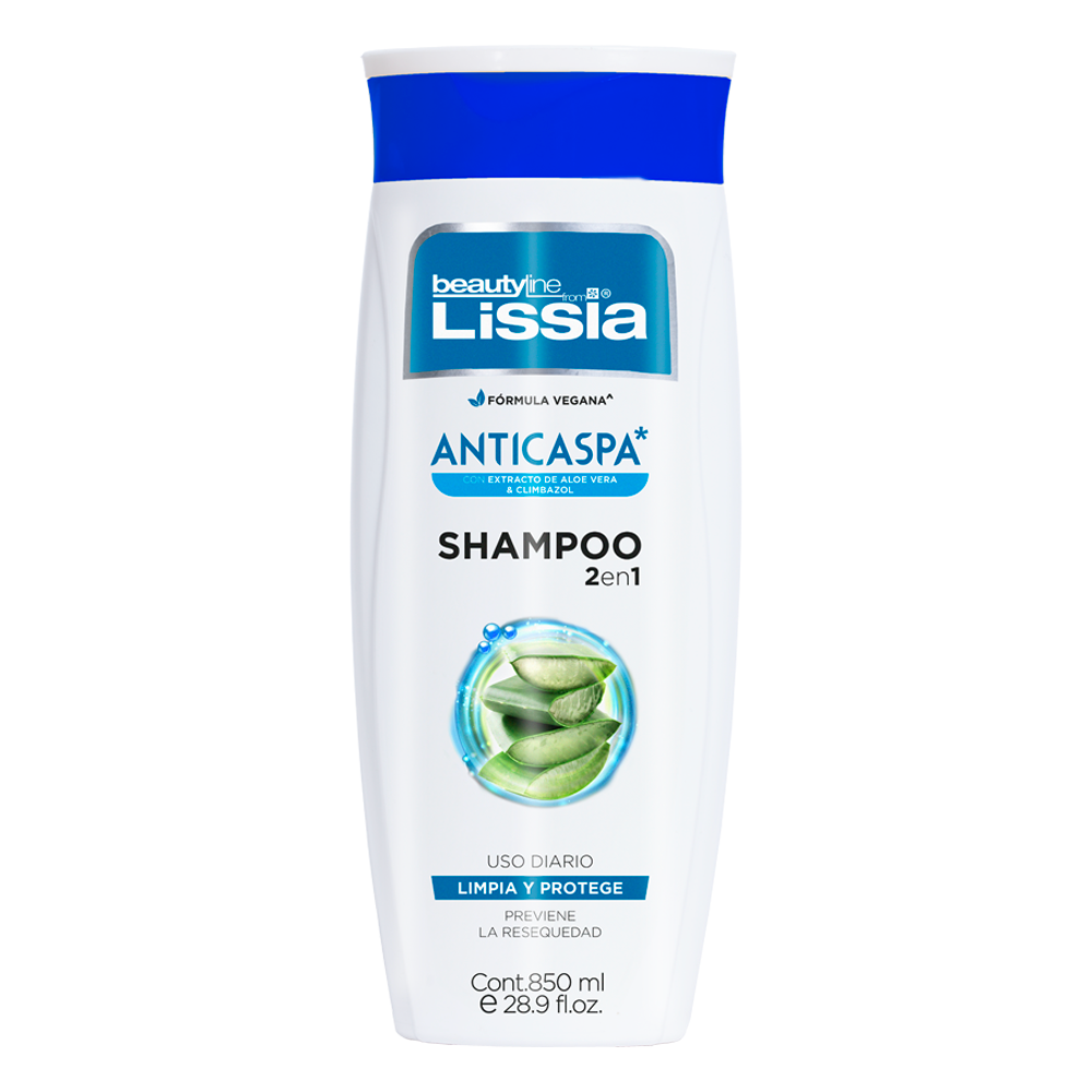1000816 - Shampoo Anti Caspa 2en1 Lissia 850 ml x 1 und