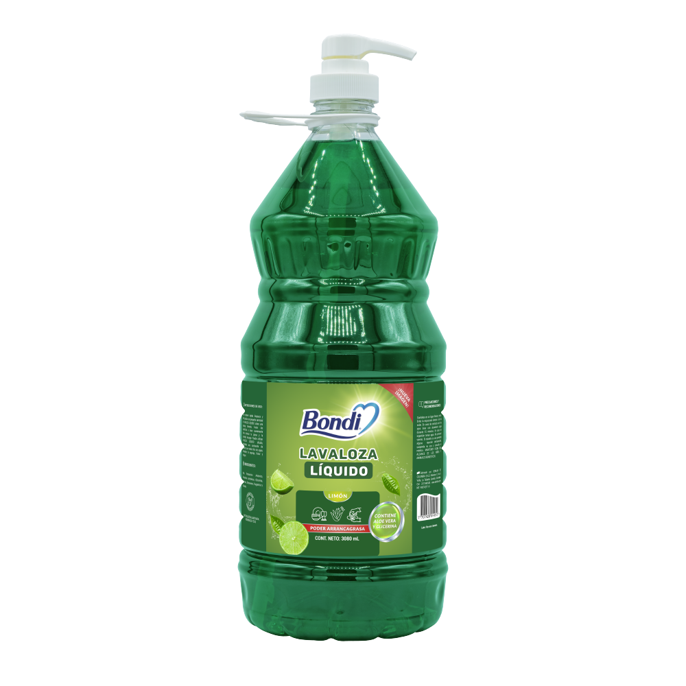 1000761 - Lavaloza Liquido Bondi aroma Limón 3080 ml x 1 und