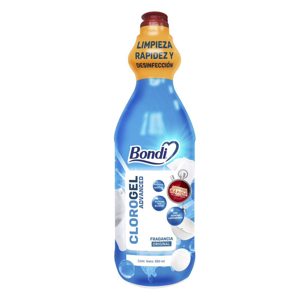 1000753 - Cloro en gel Bondi 950ml x 1 und
