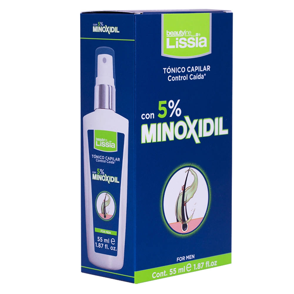1000820 - Tónico Minoxidil 5- Masculino Lissia 55 ml x 1 und