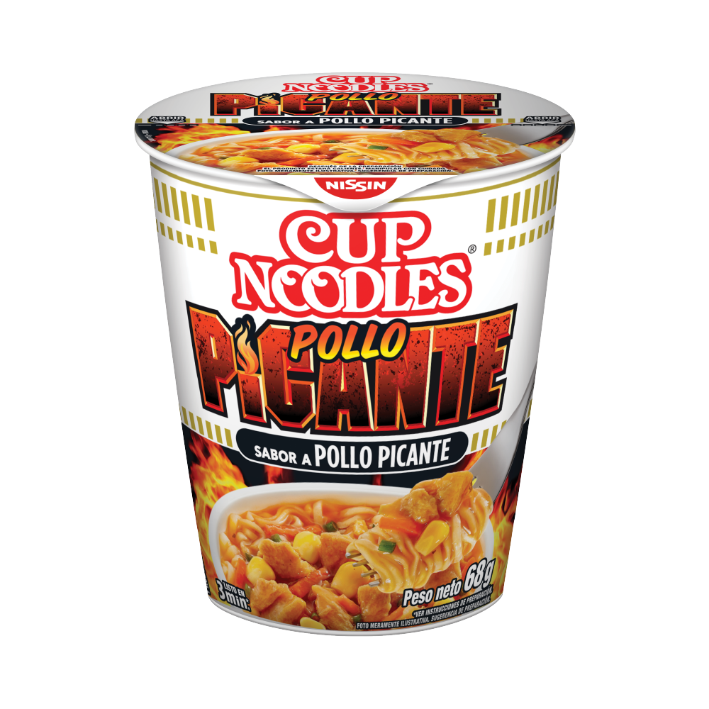 1000542 - Sopa Instantánea Cup Noodles Sabor Pollo Picante 68 gr x 1 und