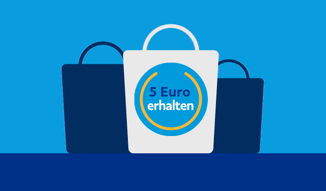 5 Euro erhalten