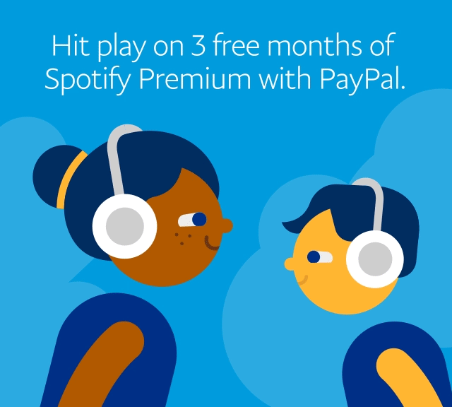 3 free months of Spotify Premium with PayPal