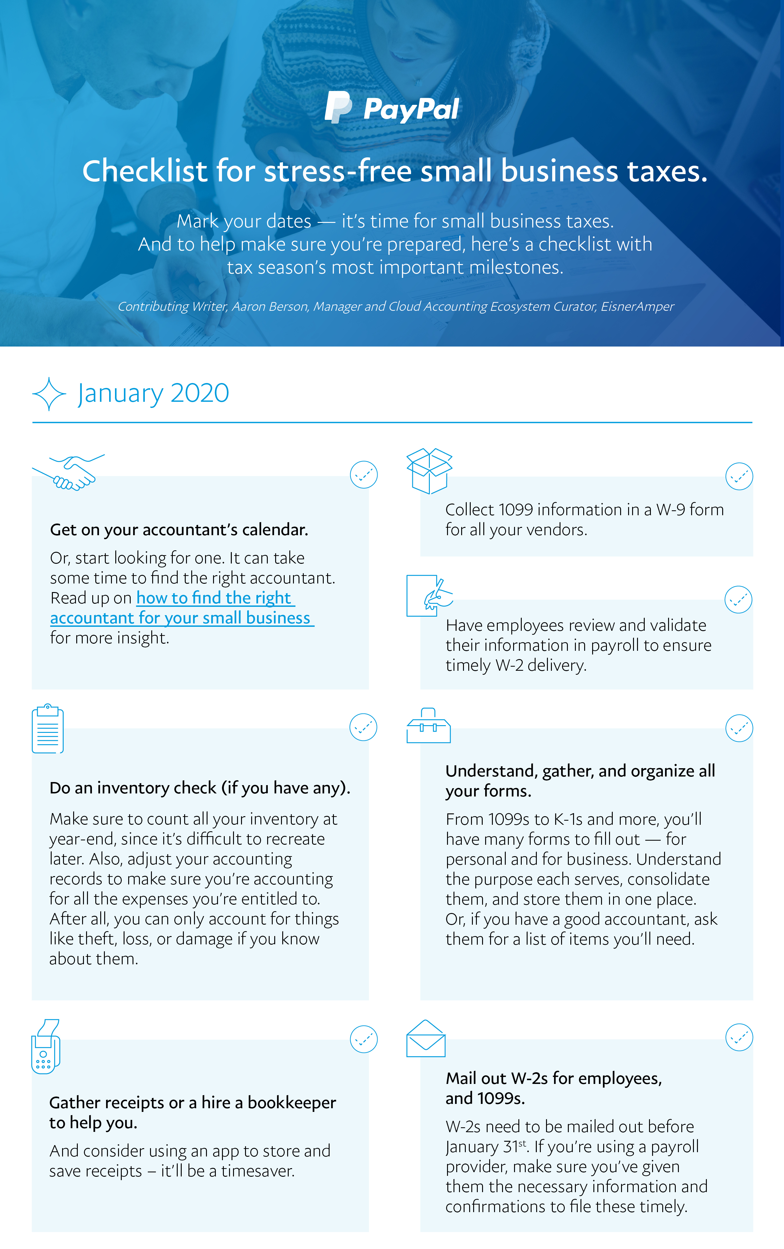 how to track year end inventory for small business taxes