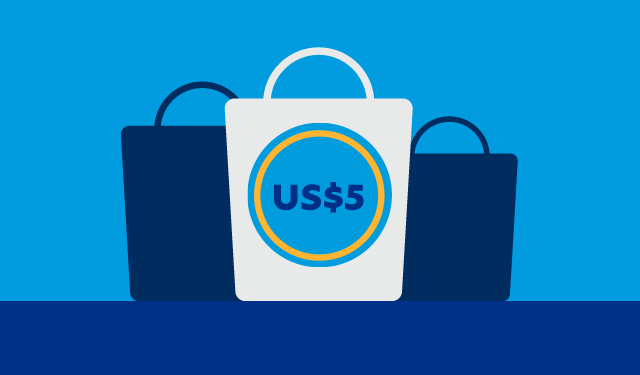 Don't miss out! Claim your US$5 by 31 December 2021