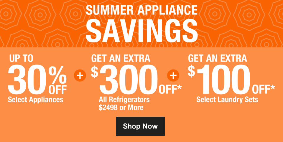 Image for UP TO 30% OFF Select Appliances