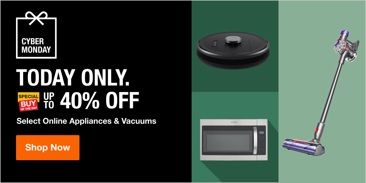 Image for TODAY ONLY. UP TO 40% OFF Select Online Appliances & Vacuums