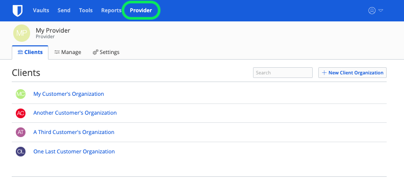 Provider Portal