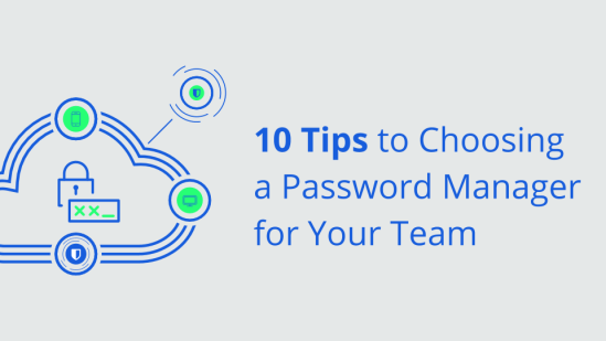10 Tips to Choosing a Password Manager for Your Team