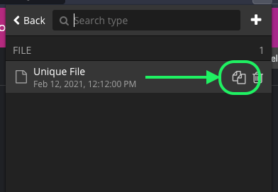Copy a Send link