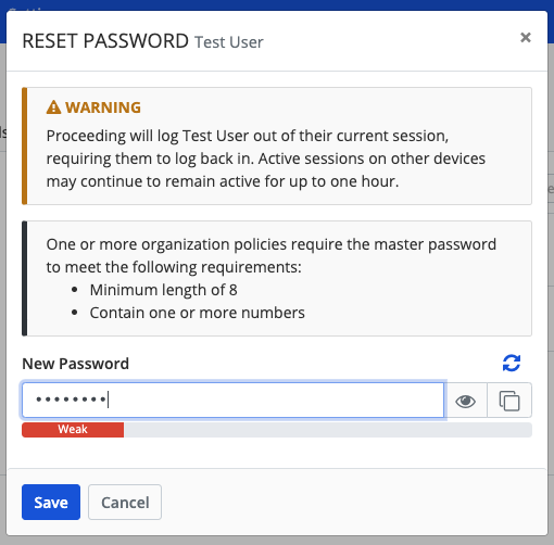 Create a New Password 