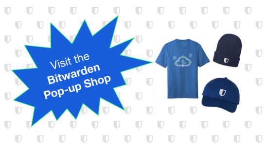 Bitwarden Pop-up Shop