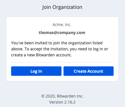 Invitation Window
