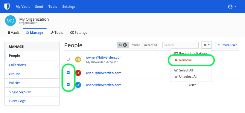 Remove Users