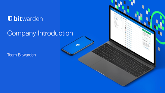 Bitwarden Quick Introduction