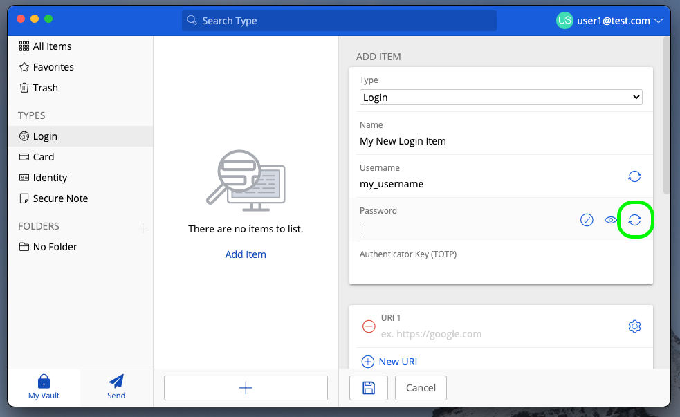 Desktop App Password Generator