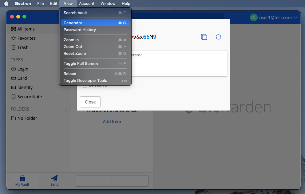 Desktop App Password Generator