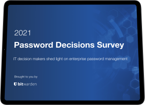 Survey 2021 Password Decisions