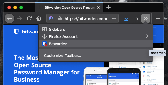 Pin in Firefox
