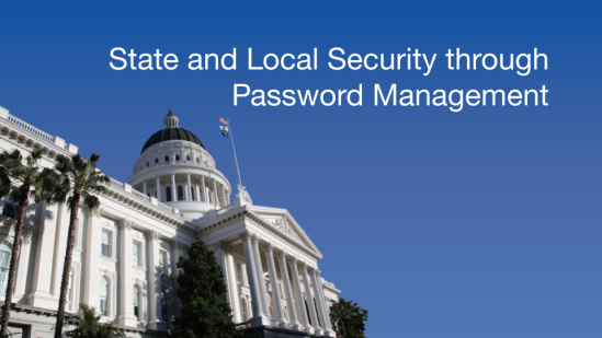 How State and Local Government Benefits from Password Management