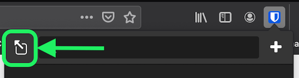 The popout icon