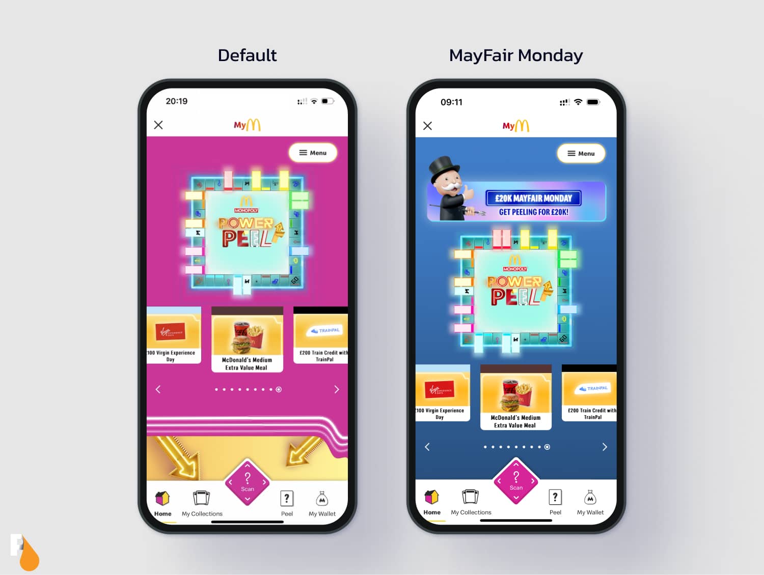 Drip Fed Design Campaign Review Mcdonald Monopoly Mobile App Design Mayfair Monday