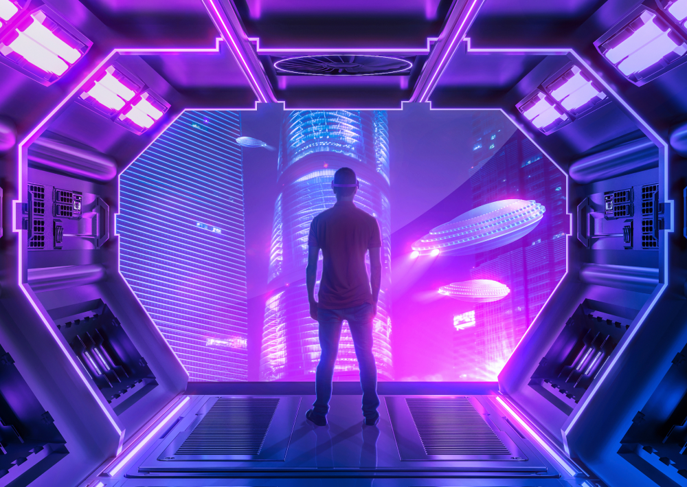 A figure standing in the metaverse [Article Image]