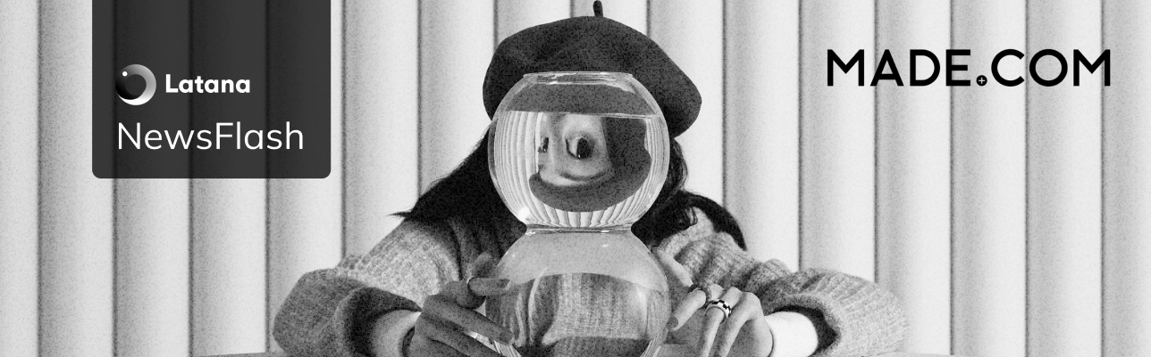 Woman looking through a fish bowl [Cover Image]