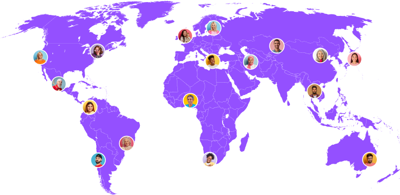 Map Purple