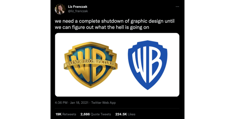 Warner Brother Flat Brand Refresh