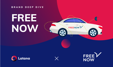 Latana x Free Now logos with car (Cover Image)