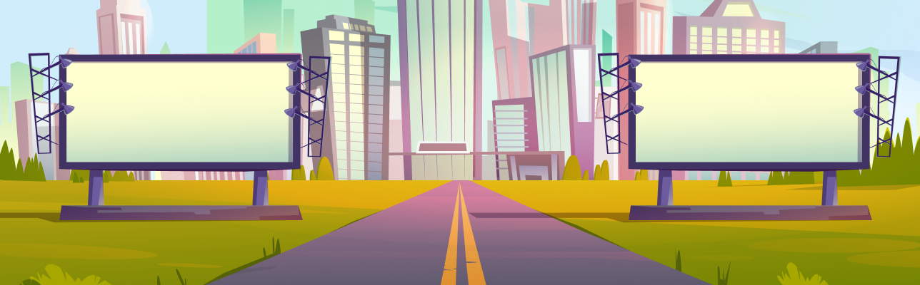 Cover version of illustration of OOH outside of a city