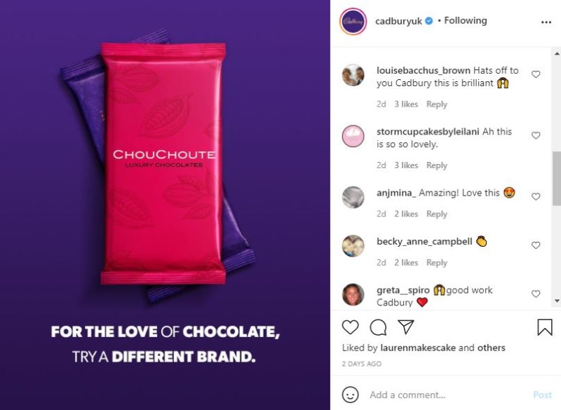 Cadbury Instagram Campaign