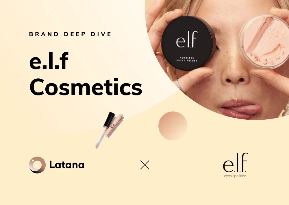 Latana x e.l.f. logos with woman (Thumbnail)