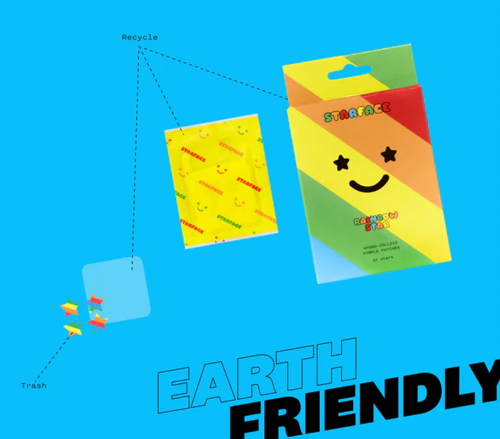 Screenshot from Starface website Earth Friendly [Article Image]