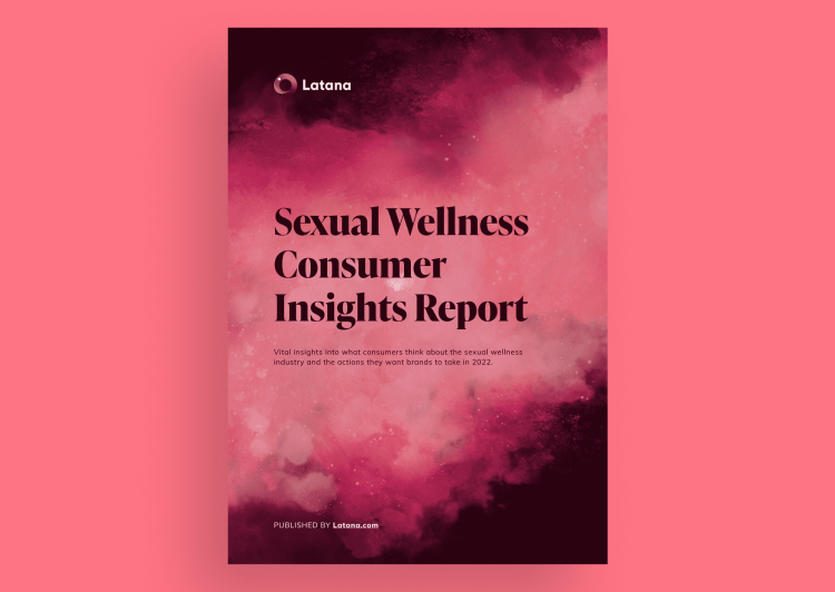 Sexual Wellness Consumer Insights Report Book in Pink Background