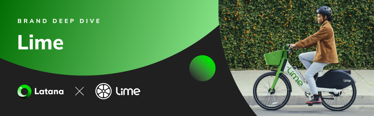 Latana x Lime logos with person on a bike (cover image)