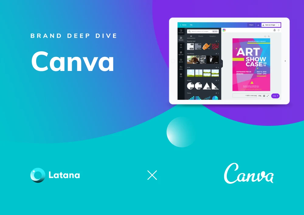 Latana x Canva logos with computer screen (Thumbnail)