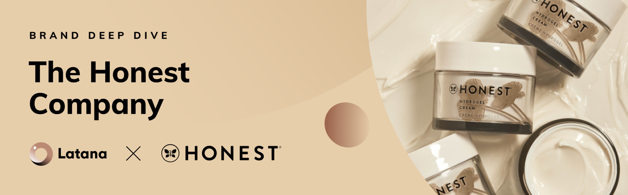 The Honest Company x Latana logos with jars of cream (Cover Image)