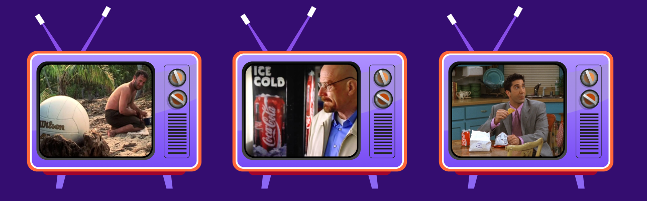 Product Placement Cover Image - examples of product placement from film and Tv